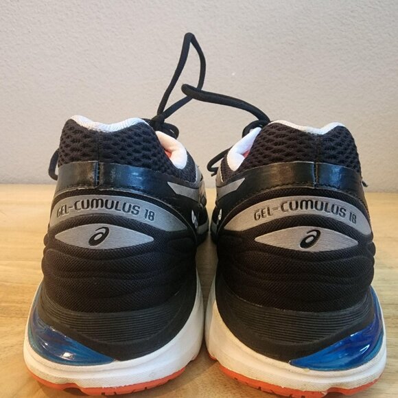 Asics Gel Cumulus 18 Shoes Mens Size 12 Gray Black White Running Sneakers T6C3N - Picture 3 of 13